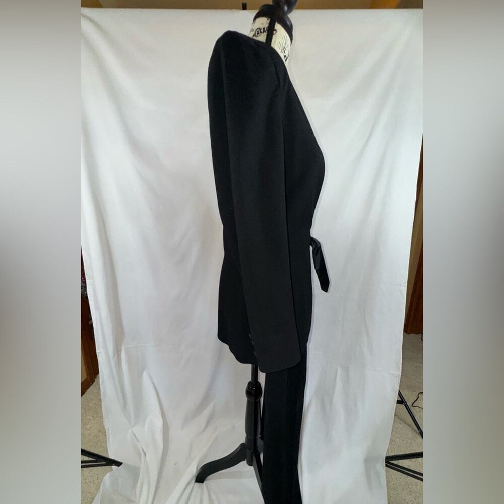 Gorgeous Barrie Pace Black Wool Pant Suit - Picture 2 of 14